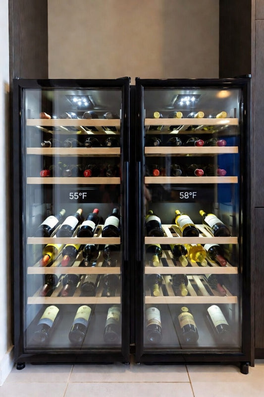 OnlyWineCoolers Dual-Temp Wine Refrigerator